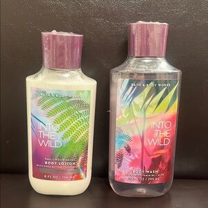 Bath and Body Works Into the Wild Body Wash and Body Lotion Set
